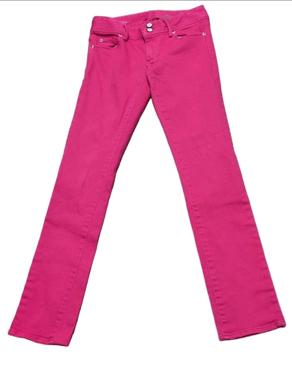 Lilly Pulitzer Pink With Straight Jeans Size 0 - Picture 2 of 10